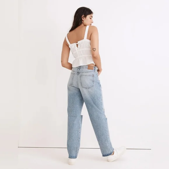 Madewell The Dadjean in Yorktown Wash - Picture 7 of 10